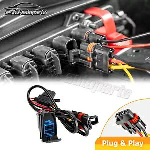 2020-24 |X RZR PRO XP pXoXo[fA USB [dzn[lX For 2020-24 Polaris RZR PRO XP Pulse Busbar Dual USB Fast Charger Wiring Harness