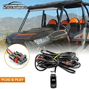 3LEAD u[ LED Cgo[ XCb` C[ n[lX Polaris RZR PRO R pX oXo[ɓK 3LEAD Blue LED LIGHT BAR Switch Wire Harness Fits Polaris RZR PRO R Pulse Busbar