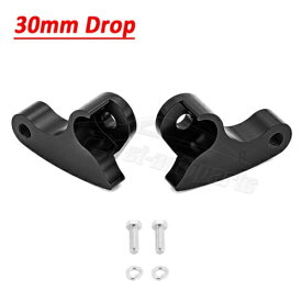 ハーレー ツーリング ストリート ロードキング エレクトラグライド用 30mm ロワリング ドロップ ブロック キット 30mm Lowering Drop Blocks Kit for Harley Touring Street Road King Electra Glide