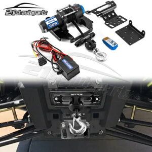 2016-2024 |X 1000/XP 1000 4500lb 12V dEC`}EgLbgp For 2016-2024 Polaris General 1000/XP 1000 4500lb 12V Electric Winch Mount Kit