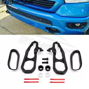 19-22 23 24 _bW  1500 DT tg ubN tbN E n[hEFAt For 19-22 23 24 Dodge Ram 1500 DT Front Black Tow Hooks Left & Right w/Hardware
