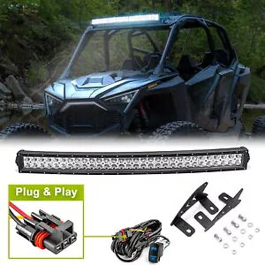 32 C` [t LED Cgo[ uPbg C[ Lbg Polaris RZR Pro R/4 pXoXo[p 32" Roof LED Light Bar Bracket Wire Kit For Polaris RZR Pro R/4 Pulse BusBar