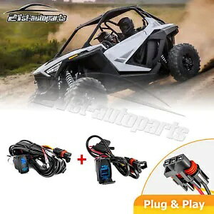 TXJb`Cg + fA USB XCb`C[Lbg Polaris RZR XP 1000 pXoXo[p SASQUATCH LIGHTS+Dual USB Switch Wire Kit For Polaris RZR XP 1000 Pulse Busbar