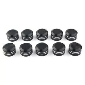n[[pCeA 13mm lW {g gbp[ Lbv Jo[ ubN- Interior 13mm Screws Bolt Topper Caps Cover for Harley Black-