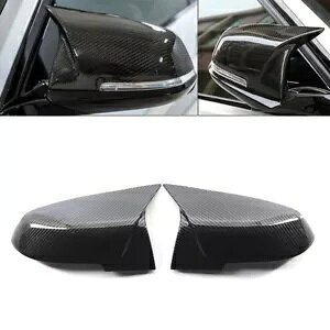 obN~[Jo[Lbv BMW 1 V[Y 2 3 V[Y 4 X1 M2 I3 I3S J[{t@Co[yA- Rearview mirror cover caps for BMW 1 Series 2 3 Series 4 X1 M2 I3 I3S carbon fiber pair-