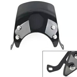 wbhCg tgKX tgKX jo[T 5-7 C`p ubN- Headlight Windshield Windshield Universal for 5-7-Inch Black-