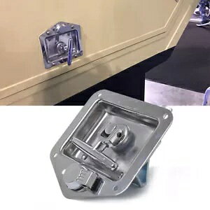 �܂肽���� T �n���h�� ���b�N �X�e�����X�| �t���b�V�� �}�E���g �y���_���g �L�����o�� �g���b�N �c�[���{�b�N�X- Folding T-Handle Lock Stainless Steel Flush Mounted Pendant Caravan Truck Toolbox-