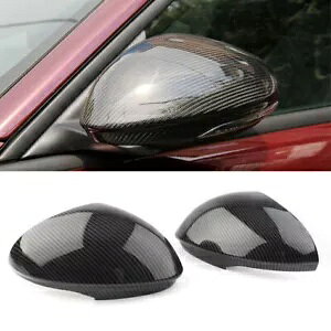 ~[Lbv GNXeA~[Lbv J[{t@Co[ At@I WA 2017-2020p- Mirror caps exterior mirror cap carbon fiber for Alfa Romeo Giulia 2017-2020-