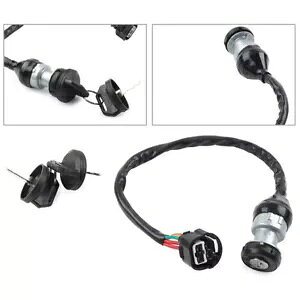 �ՊC T-Boss 550 ATV UTV 48295 �G���W���p�̃L�[�t���_�΃��b�N�X�e�A�����O���b�N- Ignition lock steering lock with keys for Linhai T-Boss 550 ATV UTV 48295 engine- �y���s�A���i�z