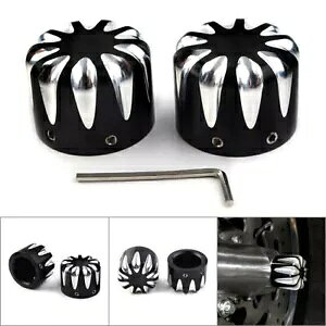 n[[GNgOChX|[cX^[pJbgtgANXLbvibgJo[- For Harley Electra Glide Sportster Cut Front Axle Cap Nut Cover-