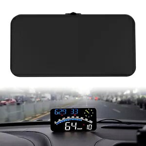 G10 Ԃ̃wbhAbvfBXvC HUD GPS fW^Xs[h[^[sJE^[jo[T- G10 Car Head Up Display HUD GPS Digital Speedometer Mileage Counter Universal-