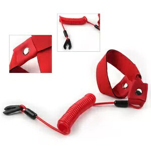 XgbvLL[ t[eBOZ[teBXg[h }n WFbgXL[ EF[ui[p bh- Stop Kill Key Floating Safety Wrist Lanyard for Yamaha Jet Ski Wave Runner Red-