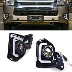 LED DRL fC^CjOCgtHOCWP[^vg^nCG[X 2014-2016- LED DRL daytime running light fog indicator lamp for Toyota Hiace 2014-2016-