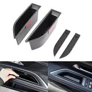 tgCeAhA[{bNX vW[ 3008 GT 2016 2017 ubN- Front interior door storage box for Peugeot 3008 GT 2016 2017 black-
