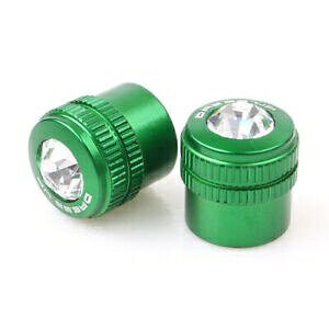 O[yA ^C_XgGAouLbv Kymco AK550 XSR900 / Yamaha Tmax 530p- Green Pair Tire Dust Air Valve Caps for Kymco AK550 XSR900 / Yamaha Tmax 530-
