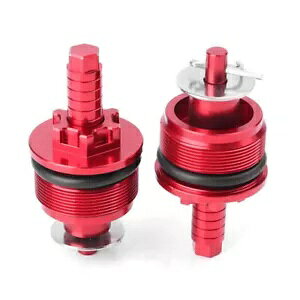�z���_ CMX250 CNC RED �A���~�j�E���p�V���b�N�A�u�\�[�o�[ �t�����g ���M�����[�^�[�����l�W- Shock absorber front regulator adjustment screw for Honda CMX250 CNC RED aluminum- �y���s�A���i�z