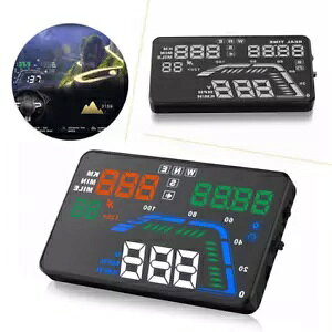 Q7 HUD 5.5C`  GPS wbhAbvfBXvC OBD2 xx MPH- Q7 HUD 5.5" Car GPS Head Up Display OBD2 Speed Warning MPH-