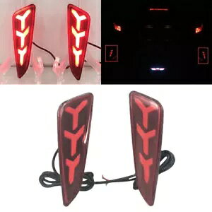 Aop[Ɩv LH + RH ACg g^ CHR 2017-18 bh- Rear Bumper Lighting Lamps LH + RH Rear Light for Toyota CHR 2017-18 Red-