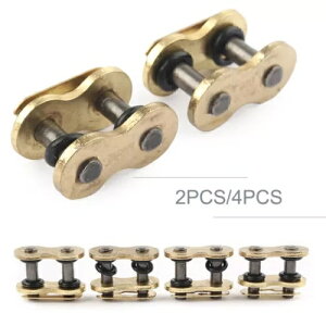 2x 520 HV O �����O�w�r�[�f���[�e�B�`�F�[���ڑ��}�X�^�[�����N�I�[�g�o�C ATV �S�[�J�[�g- 2x 520 HV O-Ring Heavy Duty Chain Connection Master Link Motorcycle ATV Go Kart- �y���s�A���i�z