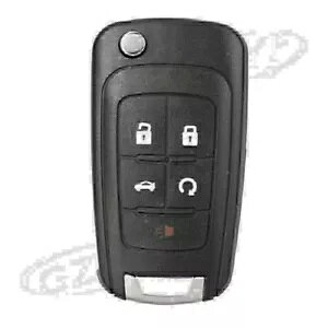 �V�{���[�����[�g�L�[�P�[�X�����p 5 �{�^���t���b�v�L�[�V�F��- For Chevrolet Remote Key Case Replacement 5 Button Flip Key Shell- �y���s�A���i�z