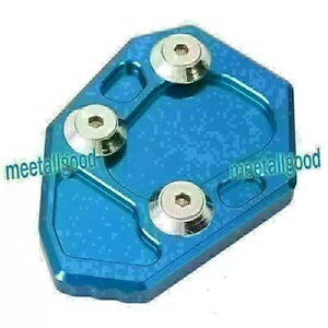 TCh X^h tbggv[g pbh u[ BMW S1000RR 2010-2014- Side stand foot magnification plate pad blue for BMW S1000RR 2010-2014-