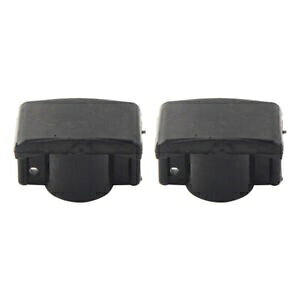 �n�[���[�r�b�O�c�C���p�����R���g���[���`�F�[���N�����v�i�C�����p�b�h2�� �u���b�N- 2x Hydraulic Control Chain Clamp Nylon Pad for Harley Big Twin Black- �y���s�A���i�z