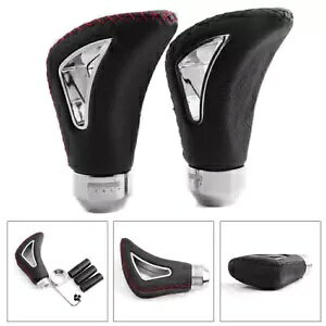 jo[TPUU[Ԃ̃gbNXeBbNVtgmuVt^[o[gX~bVJo[- Universal PU Leather Car Truck Stick Shift Knob Shifter Lever Transmission Cover-