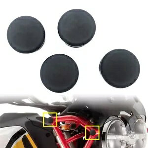 4x �t���[�����J�o�[�L���b�v�v���O�����Z�b�g MOTO GUZZI V85TT 2019-21 �p- 4x frame hole cover caps plug decorative set for MOTO GUZZI V85TT 2019-21-