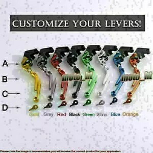 ܂肽݃u[LNb`o[XYL GSXR600 750 2004 2005 A~ CNC- Folding brake clutch lever for Suzuki GSXR600 750 2004 2005 aluminum CNC-
