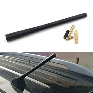 21CM �A���e�i ���[�t �A���e�i �}�X�g �� AM/FM ���W�I �� ���j�o�[�T�� �u���b�N- 21CM Antenna Roof Antenna Mast Car AM/FM Radio Car Universal Black- �y���s�A���i�z