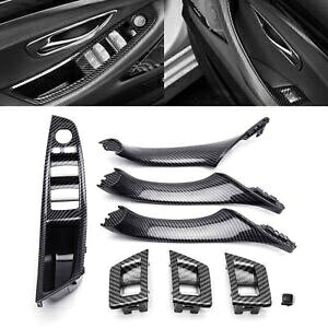 �����p���[�E�B���h�E�X�C�b�`�g�����h�A�n���h���g���� BMW F10 F18- internal power window switch trim door handle trim for BMW F10 F18- �y���s�A���i�z