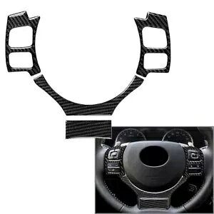 XeAOzC[Jo[gNTX IS250 NX200 200t 300h 14-17 J[{t@Co[ C- Steering wheel cover trim for Lexus IS250 NX200 200t 300h 14-17 carbon fiber C-