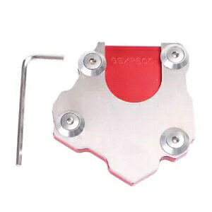I[goCTChX^hv[gpbh CNC bhXYL GSXR600 p- Motorcycle Side Stand Plate Extension Pad CNC Red for Suzuki GSXR600-