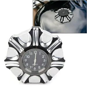 n[[XL1200 833I[goCp̎vA~jEt^NJo[RJo[- Tank cover fuel cover with watch aluminum for Harley XL1200 833 motorcycle-