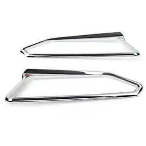 2 x �I�[�g�o�C�N���[���t�����g���C�g�����A�N�Z���g �z���_�S�[���h�E�B���O GL1800 2018�N�ȍ~�p- 2 x Motorcycle Chrome Front Light Decorative Accents for Honda Goldwing GL1800 Starting 2018- �y���s�A���i�z