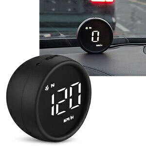 fW^ GPS Xs[h[^[ wbhAbv fBXvC MPH/KM xߔzCgA[- Digital GPS Speedometer Head-Up Display MPH/KM Overspeed Tired White Alarm-