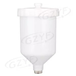 Cd̓tB[hXv[yCgKJbv|bgt@Xg[o[lWRlN^ 600 ~bg- Air Gravity Feed Spray Paint Gun Cup Pot Fastmover Threaded Connector 600ml Car-