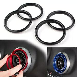CObhJo[OO 4 AEfB A3 S3 2012-2019- Ventilation grid cover ring decoration ring car 4PCS for Audi A3 S3 2012-2019-