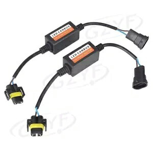 H11 LED wbhCg Canbus גRfR[_G[t[A`tbJ[- H11 LED Headlight Canbus Load Resistance Decoder Error-Free Anti-Flicker-
