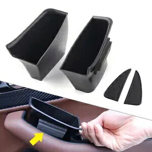 Ԃ̌㕔hAnhA[Xg[{bNXgCrLbgAEfB Q7 2016-2018- Car rear door handle armrest storage box tray bin kit for Audi Q7 2016-2018-