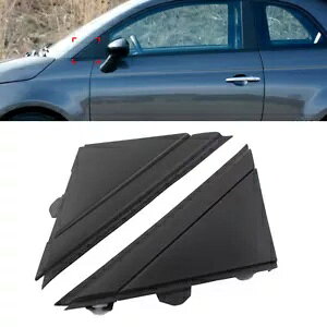 yA }bgubN GNXeA~[Jo[ tBAbg 500 2012-2019 1SJ85KX7AAp- Pair Matte Black Exterior Mirror Cover for Fiat 500 2012-2019 1SJ85KX7AA-