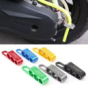 CNC 3 �����j�o�[�T���}�E���g�A���~�I�C���p�C�v�X�^���h���}�n R1 �u���[- CNC Three Hole Universal Mount Aluminum Oil Pipe Stand for Yamaha R1 Blue-