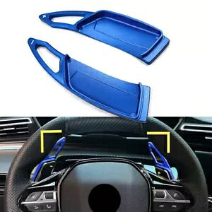 VtgbJ[GNXeV u[ vW[ 3008 5008 GT 2017-2022 A~jEp- Shift rockers extension blue for Peugeot 3008 5008 GT 2017-2022 aluminum-