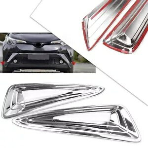 g^ C-HR 2016-18 ptgt[htHOvvJo[x[- Front hood fog lights lamp cover bezel for Toyota C-HR 2016-18-