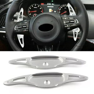 2018Nȍ~ Kia Stinger CK pVtg bJ[ GNXeV A~jE Vo[- Shift rockers extension for 2018-up Kia Stinger CK aluminum silver-