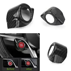 GW{^Jo[ ABS J[{t@Co[ At@I WA 2017-2018p- Engine button cover ABS carbon fiber for Alfa Romeo Giulia 2017-2018-