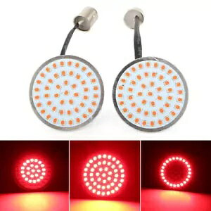 2 '' 1157 AԐF LED CWP[^[dvn[[_rbh\fp- 2''' 1157 Rear Red LED Indicator Bulbs Lamp For Harley Davidson Models-