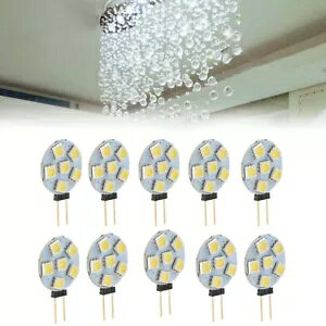 10 �� DC12V G4 �����P�x�t���b�g�z���C�g���C�g 5050 SMD 6 LED �ԃ����v- 10pcs DC12V G4 Super Bright Flat White Light 5050 SMD 6 LED Car Lamp- �y���s�A���i�z