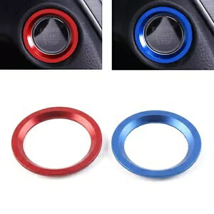 Ԃ̃GWX^[gXgbvXCb`{^Og z_ CRV CR-V 2017-2022 u[- Car Engine Start Stop Switch Button Ring Trim for Honda CRV CR-V 2017-2022 Blue-
