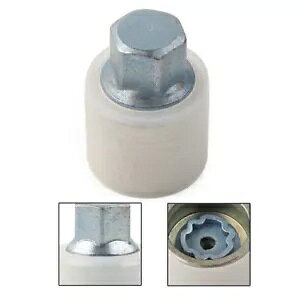 bLOzC[ibgL[{g^[VAEfBNuf|p- Locking Wheel Nut Key Bolt Letter V for Audi Chrome Molybdenum Steel-